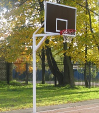 Стойка баскетбольная для улицы 100х100 мм.